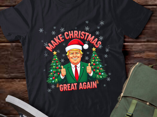 Ta86-make christmas great again funny santa trump 2024 men xmas t-shirt