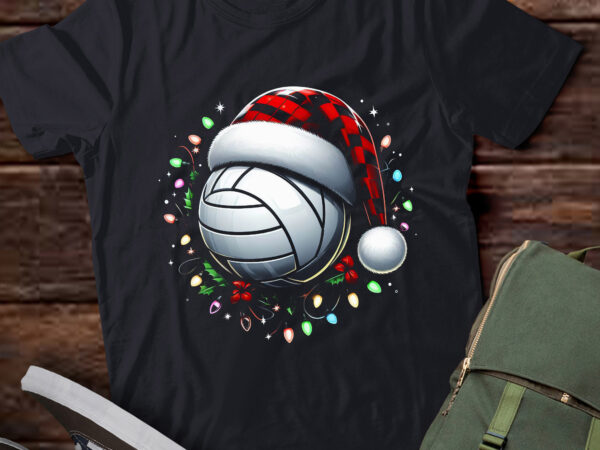 Ta99-christmas volleyball xmas volleyball player t-shirt