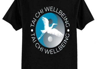 Tai Chi Wellbeing logo white T-Shirt