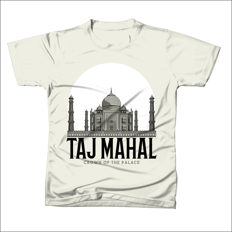 Taj Mahal palace Illustration