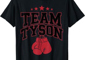 Team TYSON Family Personalized Name Vintage T-Shirt