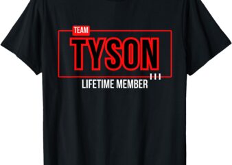 Team TYSON Family Personalized Name Vintage tyson T-Shirt