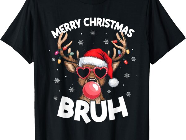 Merry christmas teens kids boys t-shirt