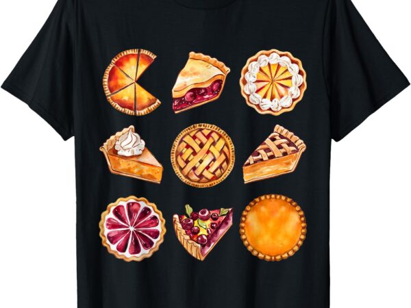 Thanksgiving pie lovers turkey day dessert fans t-shirt