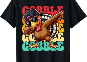 Thanksgiving Shirt For Boys Kids Toddler Pilgrim Turkey Day T-Shirt