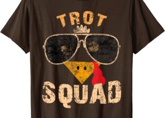 Thanksgiving Turkey Trot Squad 2024 Trot Race Women Men Kids T-Shirt