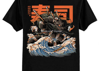 The Black Sushi Dragon Classic T-Shirt