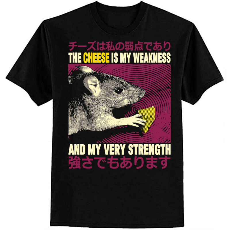 The Cheese is my Weakness Rat Classic T-Shirt