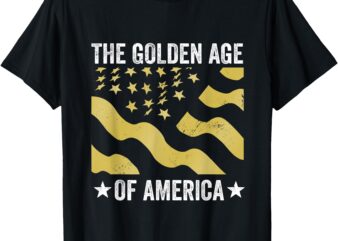 The Golden Age of America USA Flag T-Shirt