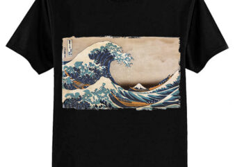 The Great Wave off Kanagawa Active T-Shirt