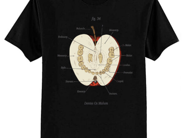 The magnus archives – anatomy class – teeth apple t-shirt