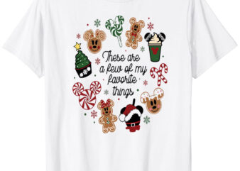 These Are a Few of my Favorite Things Disney Christmas Cute Family Candy Cake Food T-Shirt