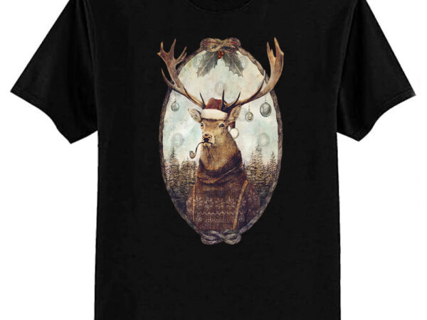 Thinking wild christmas t-shirt