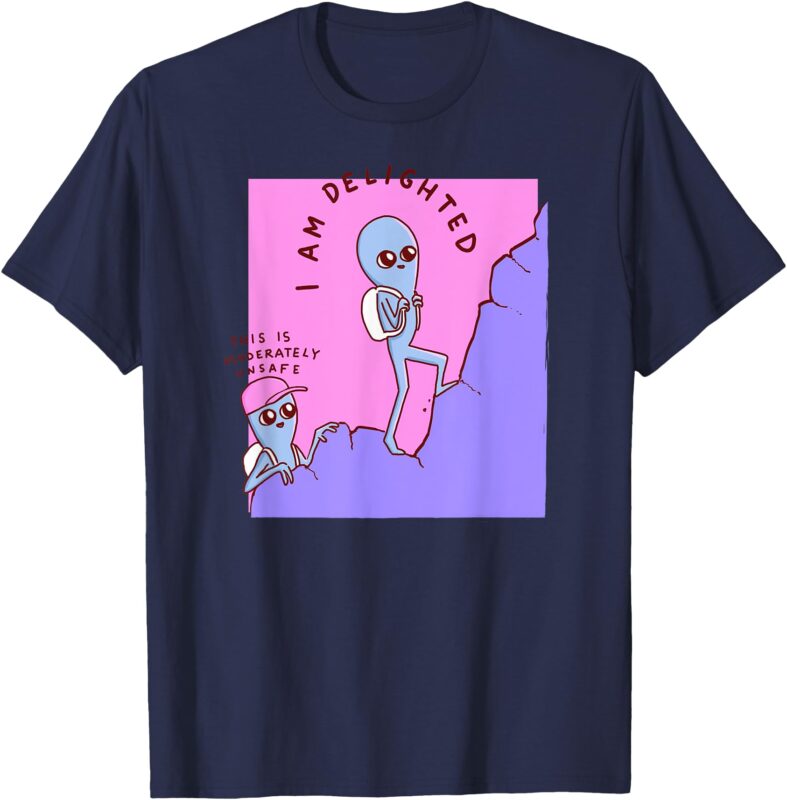 Threadless Nathan W. Pyle Moderately Unsafe Graphic T-Shirt