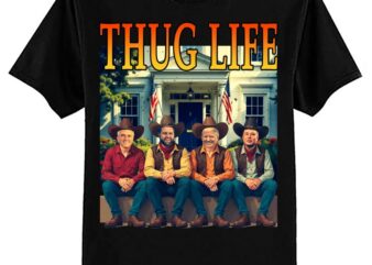 Thug Life Trump Vance Kennedy Elon T-Shirt ltsp