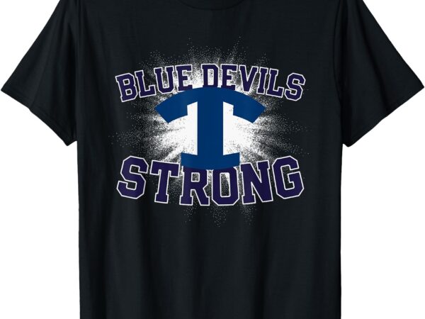 Tift county blue devils logo strong flag hs t-shirt