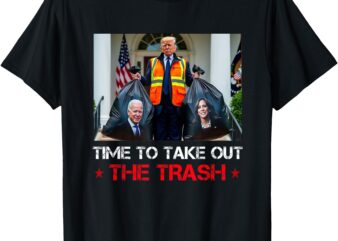 Time To Take Out The Trash Trump Garbage Man T-Shirt