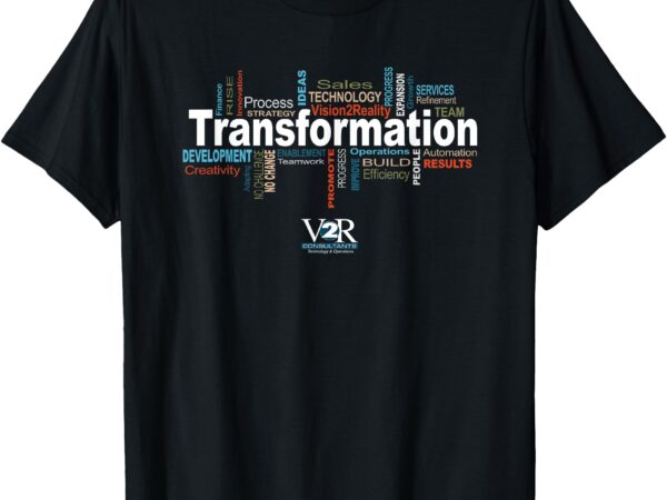 Transformation – v2r consulting t-shirt