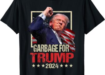 Trump 2024 Election Garbage For Trump Vote Trump President T-Shirt