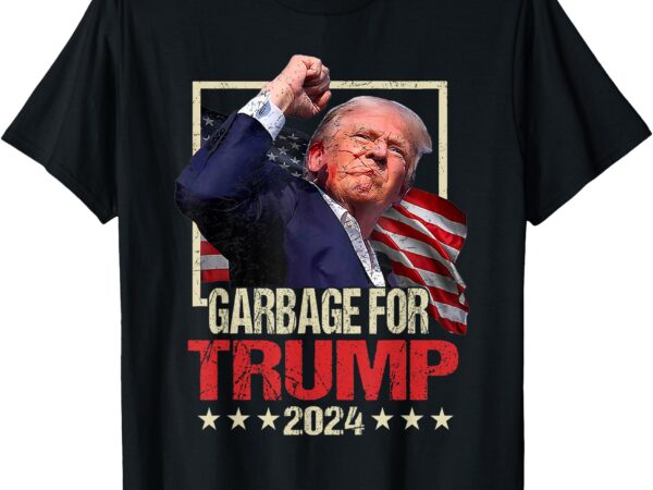 Trump 2024 election garbage for trump vote trump president t-shirt