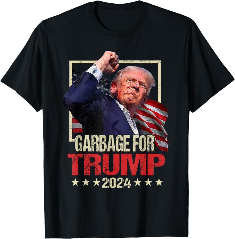 Trump 2024 Election Garbage For Trump Vote Trump President T-Shirt