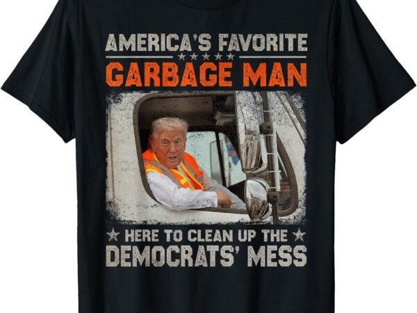 Trump 2024 election trump garbage man vote trump president t-shirt