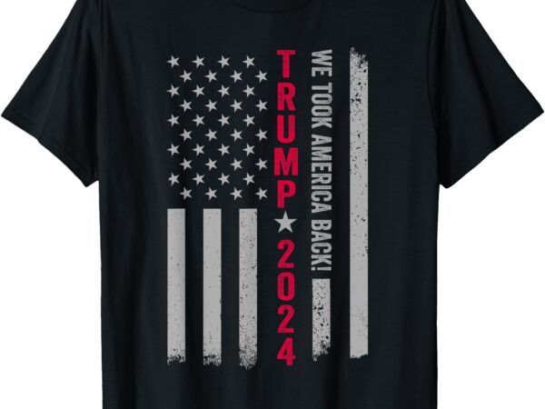 Trump 2024 flag victory j.d.vance president 47 trump won t-shirt