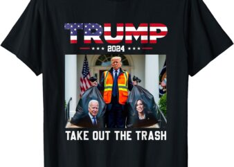 Trump 2024 Take Out The Trash Funny Trump Garbage Man T-Shirt