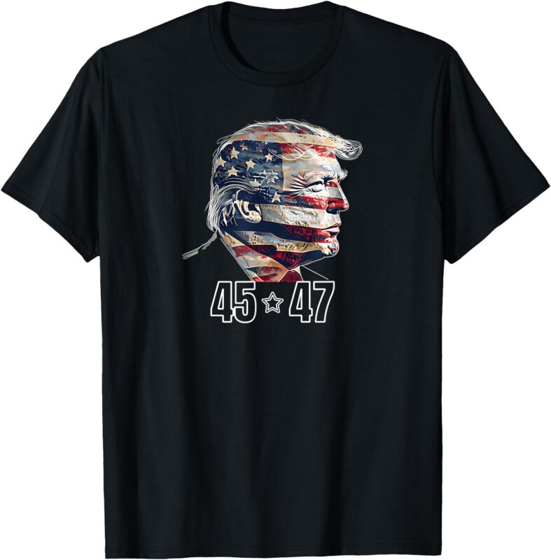 Trump 45 47 Presidential Election Winner Inauguration T-Shirt