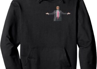 Trump Daddys Home White House 2024 2 Side Pullover Hoodie