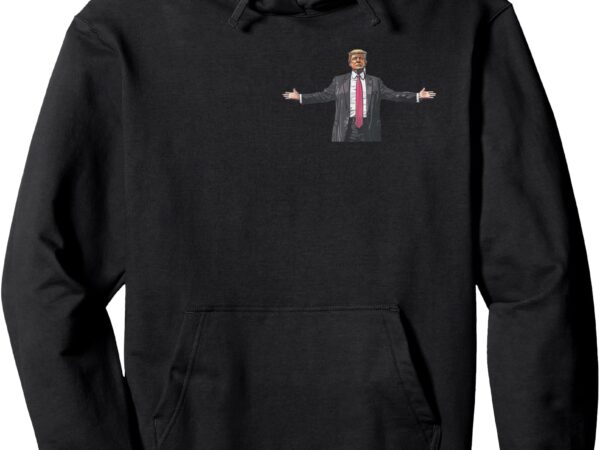 Trump daddys home white house 2024 2 side pullover hoodie t shirt designs for sale