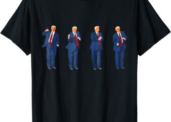 Trump Dance 4th Of July Trump 2024 T-Shirt