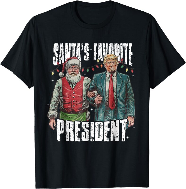 Trump Santa’s Favorite President T-Shirt