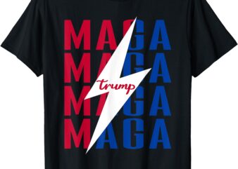 Trump Shirt Flag Vintage Style Poster MAGA 2024 T-Shirt