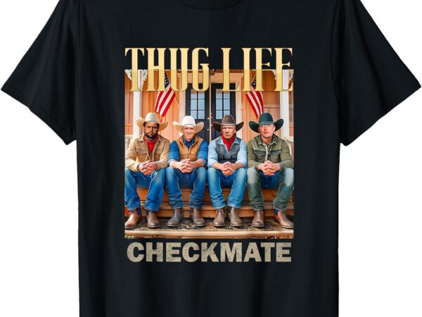 Trump squad thug life trump vance kennedy elon t-shirt