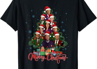 Trump Supporter Christmas Tree Dream Team Daddys Home 45 47 T-Shirt