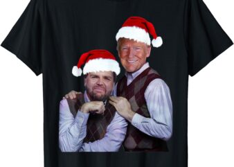 Trump Vance 2024 Brothers Santa Funny Trump Vance Christmas T-Shirt