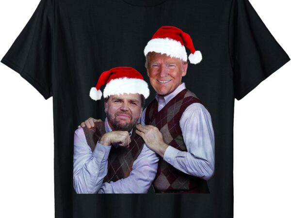 Trump vance 2024 brothers santa funny trump vance christmas t-shirt