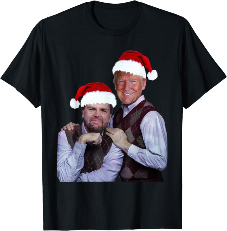 Trump Vance 2024 Brothers Santa Funny Trump Vance Christmas T-Shirt