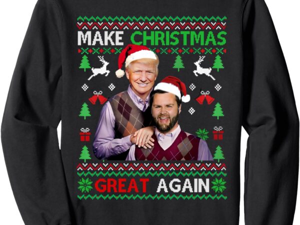 Trump vance brothers ugly funny make christmas great again sweatshirt