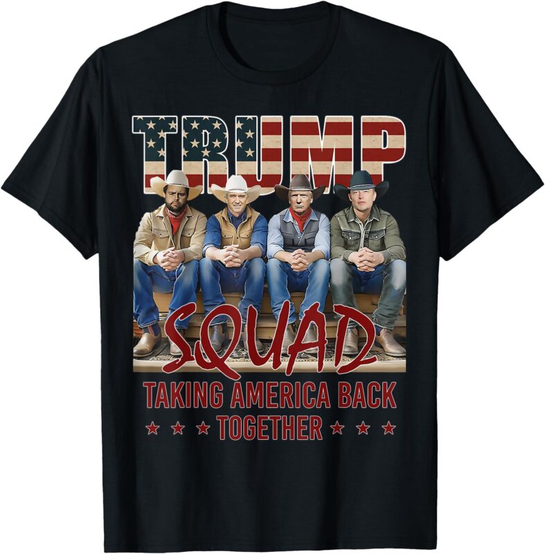 Trump Vance Kennedy Elon squad Taking America Back Together T-Shirt