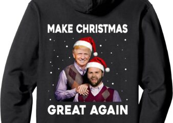 Trump Vance Shirt Brothers Make Christmas Great Again Santa Pullover Hoodie