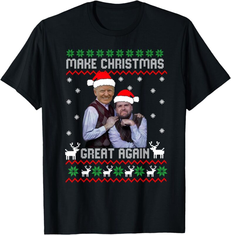 Trump Vance Shirt Brothers Make Christmas Great Again Santa T-Shirt