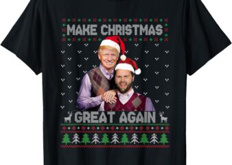 Trump Vance Shirt Brothers Make Christmas Great Again Santa T-Shirt