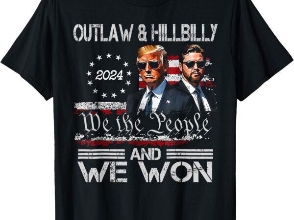 Trump vance we won win inauguration day 2025 47th president t-shirt