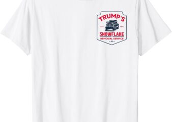 Trump’s Snowflake Removal Service Funny Trump 2024 (2 side) T-Shirt