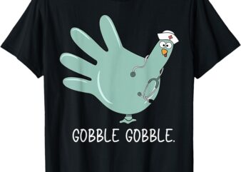 Turkey Glove Nurse Thanksgiving T-Shirt