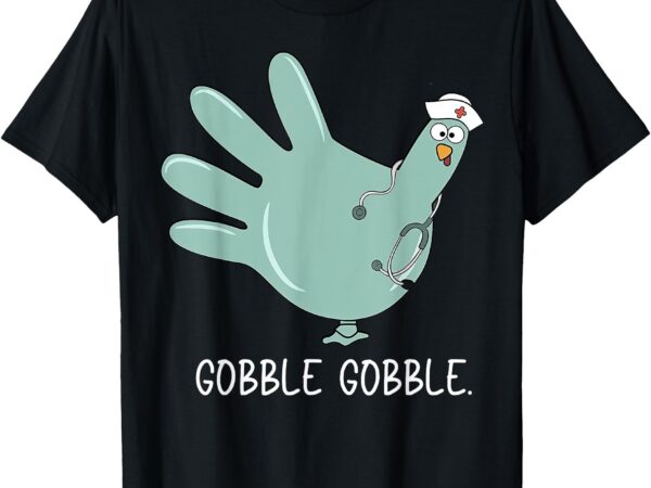 Turkey glove nurse thanksgiving t-shirt