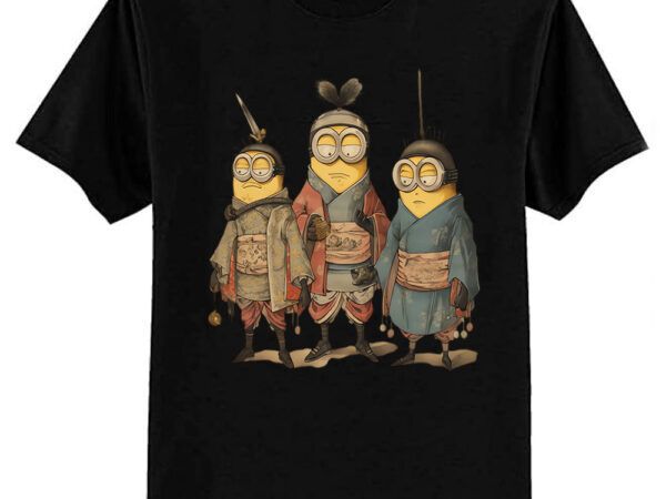 Ukiyo-e minions t-shirt