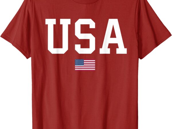 Usa women men kids american flag patriotic 4th of july t-shirt